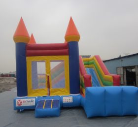 T5-348 Castelo de salto inflável infantil saltando casa