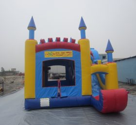 T5-335 Castelo de salto inflável ao ar livre Boucer House