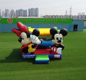 T2-3355B Disney Mickey e Minnie saltaram da casa, saltaram do castelo com um slide