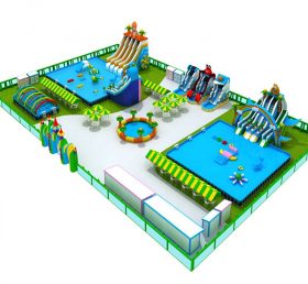 IS11-4003 Área máxima inflável parque de diversões inflável parque de diversões ao ar livre