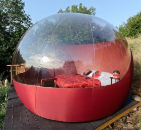 Tent1-5028 Tenda de bolha vermelha