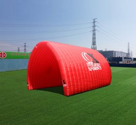 Tent1-4262 Tenda de túnel vermelho inflável