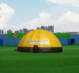 Tent1-4286 Tenda de aranha inflável amarela