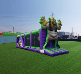 T7-1498 Prateleira de obstáculos infláveis ​​Shrek 3D-Hd