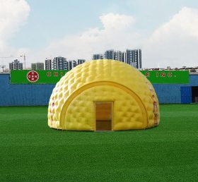 Tent1-4507 Cúpula inflável amarela