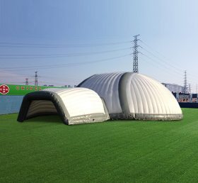 Tent1-4610 Grande cúpula de exposição com túnel