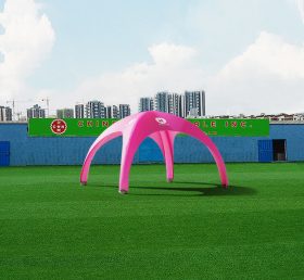 Tent1-4694 Tenda de aranha de campanha publicitária rosa personalizada