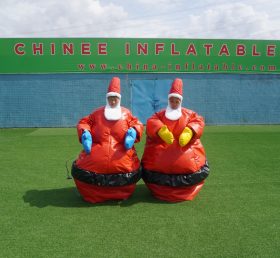 Terno de sumô inflável T11-661 Papai Noel