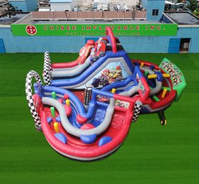 Pista de obstáculos inflável T7-1813 Mario Kart